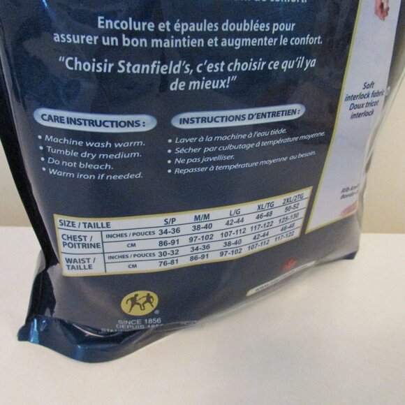 NEW Stanfield's Polo Pajama set blue, Men's size XL - Picture 10 of 13